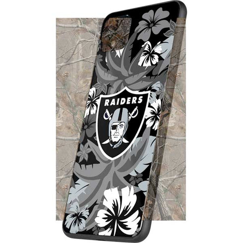 NFL Las Vegas Raiders Tropical Print Google Pixel 4 XL Skin